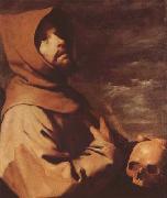 Francisco de Zurbaran The Ecstacy of St Francis (mk08) France oil painting artist